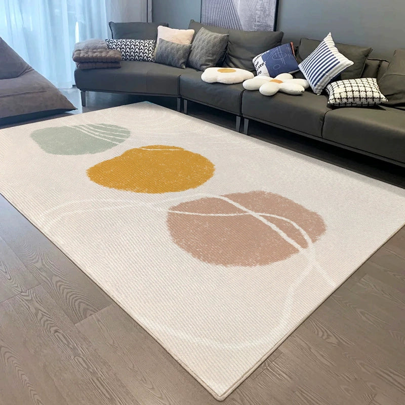 Modern Thickened Area Rug - Soft Non-Slip Floor Carpet for Living Room & Bedroom - Multi-Use Home Mat
