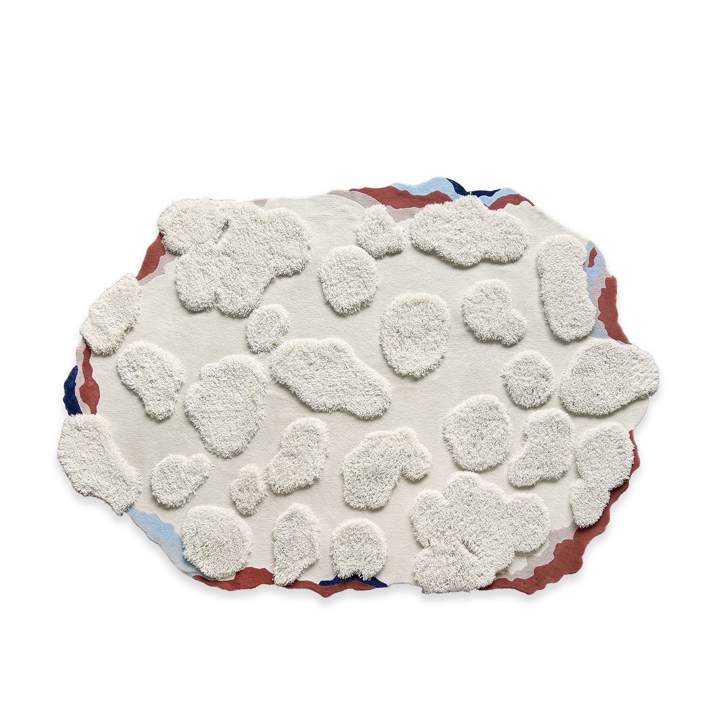 Nordic Art Carpet - Irregular Custom Luxury Floor Mat for Living Room & Bedroom, Plush Thickened Non-Slip Rug