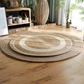 Nordic Braided Rush Grass Mat - Light Luxury Decorative Floor Carpet for Home & Studio